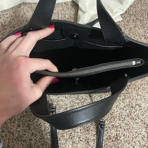 rebecca minkoff brand new black puffer purse